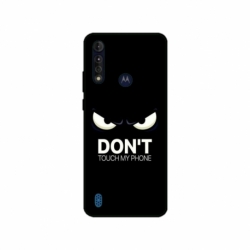 Husa personalizata tip carcasa HQPrint pentru Motorola Moto G8 Power Lite, model Dont touch my phone 1, multicolor, S1D1M0035