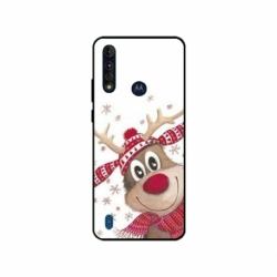 Husa personalizata tip carcasa HQPrint pentru Motorola Moto G8 Power Lite, model Reindeer 3, multicolor, S1D1M0053