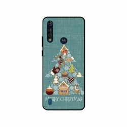 Husa personalizata tip carcasa HQPrint pentru Motorola Moto G8 Power Lite, model Merry Christmas 1, multicolor, S1D1M0056