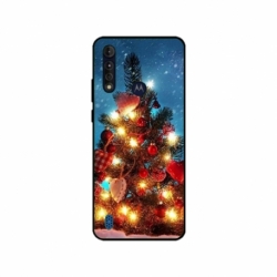 Husa personalizata tip carcasa HQPrint pentru Motorola Moto G8 Power Lite, model Christmas Tree 2, multicolor, S1D1M0058