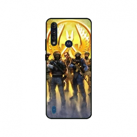 Husa personalizata tip carcasa HQPrint pentru Motorola Moto G8 Power Lite, model Counter Strike, multicolor, S1D1M0062
