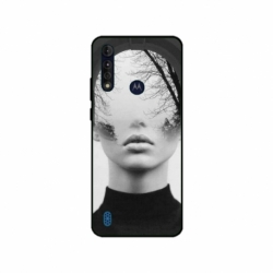 Husa personalizata tip carcasa HQPrint pentru Motorola Moto G8 Power Lite, model Abstract Lady, multicolor, S1D1M0066