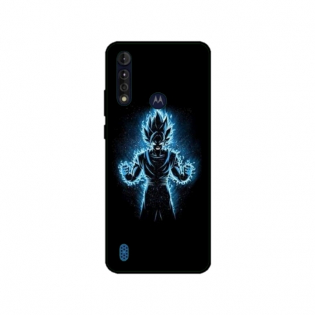 Husa personalizata tip carcasa HQPrint pentru Motorola Moto G8 Power Lite, model Goku, multicolor, S1D1M0087