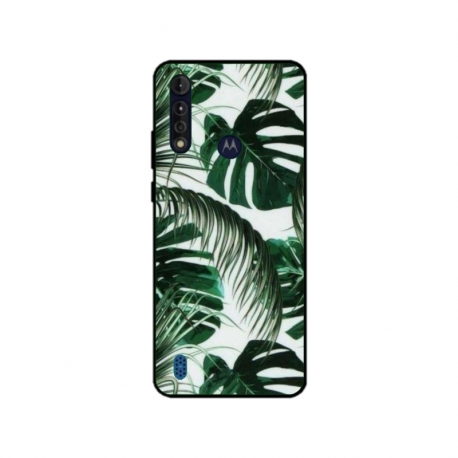 Husa personalizata tip carcasa HQPrint pentru Motorola Moto G8 Power Lite, model Leaf Design 3, multicolor, S1D1M0088