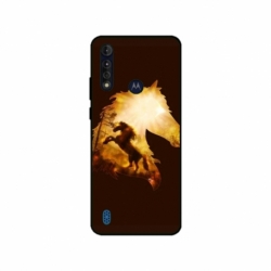 Husa personalizata tip carcasa HQPrint pentru Motorola Moto G8 Power Lite, model Horse 1, multicolor, S1D1M0098