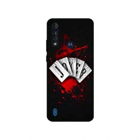 Husa personalizata tip carcasa HQPrint pentru Motorola Moto G8 Power Lite, model Joker 1, multicolor, S1D1M0106