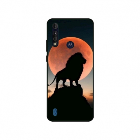 Husa personalizata tip carcasa HQPrint pentru Motorola Moto G8 Power Lite, model Lion 1, multicolor, S1D1M0110