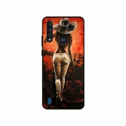 Husa personalizata tip carcasa HQPrint pentru Motorola Moto G8 Power Lite, model Sexy Lady, multicolor, S1D1M0113
