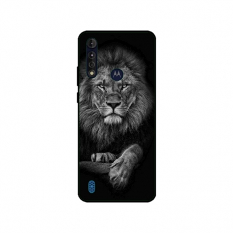 Husa personalizata tip carcasa HQPrint pentru Motorola Moto G8 Power Lite, model Lion 2, multicolor, S1D1M0117