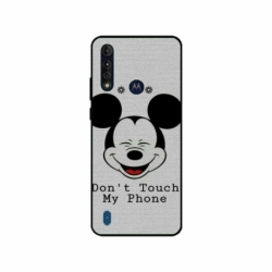 Husa personalizata tip carcasa HQPrint pentru Motorola Moto G8 Power Lite, model Dont Touch my Phone 3, multicolor, S1D1M0123