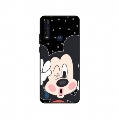 Husa personalizata tip carcasa HQPrint pentru Motorola Moto G8 Power Lite, model Mickey 1, multicolor, S1D1M0124