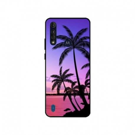 Husa personalizata tip carcasa HQPrint pentru Motorola Moto G8 Power Lite, model Beach View 2, multicolor, S1D1M0137