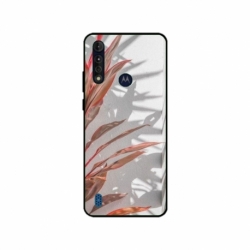 Husa personalizata tip carcasa HQPrint pentru Motorola Moto G8 Power Lite, model Leaf Design 4, multicolor, S1D1M0155