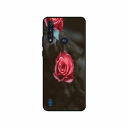 Husa personalizata tip carcasa HQPrint pentru Motorola Moto G8 Power Lite, model Flowers 11, multicolor, S1D1M0156