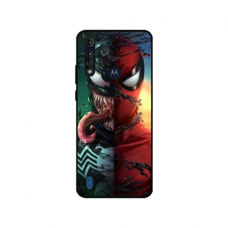 Husa personalizata tip carcasa HQPrint pentru Motorola Moto G8 Power Lite, model Spiderman 5, multicolor, S1D1M0171