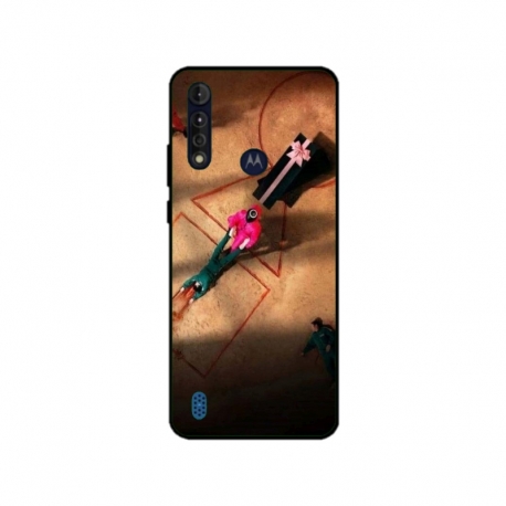 Husa personalizata tip carcasa HQPrint pentru Motorola Moto G8 Power Lite, model Squid Game 12, multicolor, S1D1M0184