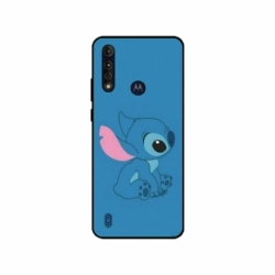 Husa personalizata tip carcasa HQPrint pentru Motorola Moto G8 Power Lite, model Blue Stich, multicolor, S1D1M0192