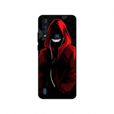 Husa personalizata tip carcasa HQPrint pentru Motorola Moto G8 Power Lite, model Evil Hoodie Man, multicolor, S1D1M0197