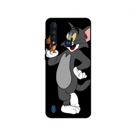 Husa personalizata tip carcasa HQPrint pentru Motorola Moto G8 Power Lite, model Tom and Jerry 2, multicolor, S1D1M0204