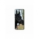 Husa personalizata tip carcasa HQPrint pentru Motorola Moto G8, model Black Horse, multicolor, S1D1M0019