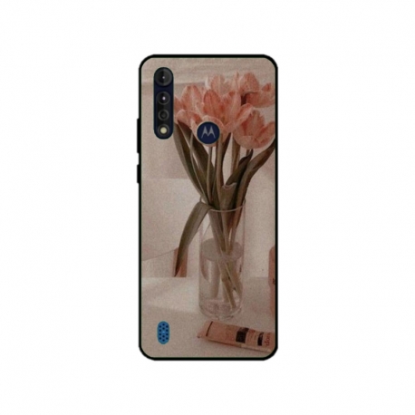 Husa personalizata tip carcasa HQPrint pentru Motorola Moto G8 Power Lite, model Flowers 14, multicolor, S1D1M0208