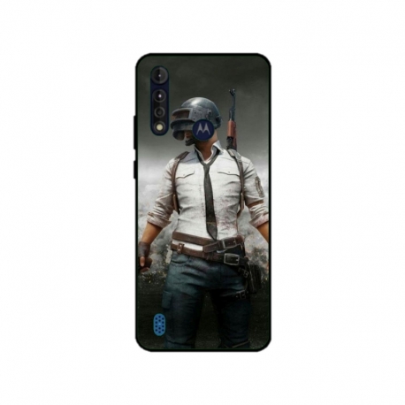 Husa personalizata tip carcasa HQPrint pentru Motorola Moto G8 Power Lite, model PUBG 1, multicolor, S1D1M0214