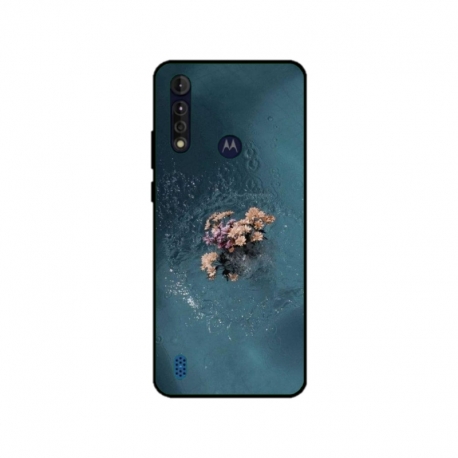 Husa personalizata tip carcasa HQPrint pentru Motorola Moto G8 Power Lite, model Flowers 15, multicolor, S1D1M0215