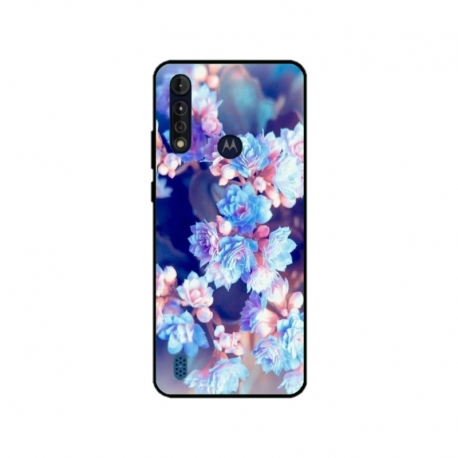 Husa personalizata tip carcasa HQPrint pentru Motorola Moto G8, model Flowers 2, multicolor, S1D1M0038