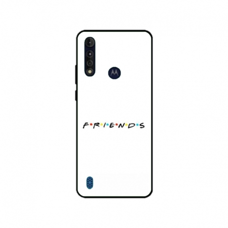 Husa personalizata tip carcasa HQPrint pentru Motorola Moto G8, model FRIENDS 1, multicolor, S1D1M0043