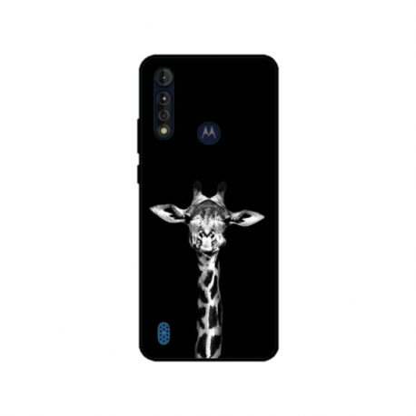 Husa personalizata tip carcasa HQPrint pentru Motorola Moto G8 Power Lite, model Giraffe 3, multicolor, S1D1M0222