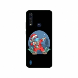 Husa personalizata tip carcasa HQPrint pentru Motorola Moto G8, model Covid Santa, multicolor, S1D1M0055
