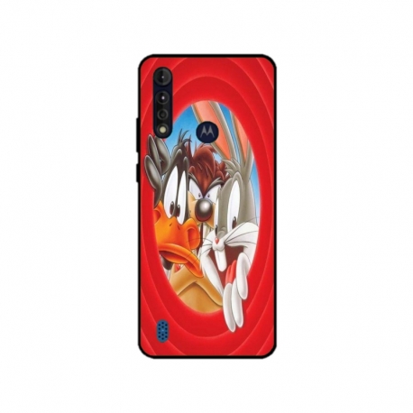 Husa personalizata tip carcasa HQPrint pentru Motorola Moto G8 Power Lite, model Looney Tunes 2, multicolor, S1D1M0227