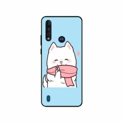 Husa personalizata tip carcasa HQPrint pentru Motorola Moto G8 Power Lite, model Cute Puppy, multicolor, S1D1M0232