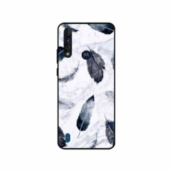 Husa personalizata tip carcasa HQPrint pentru Motorola Moto G8, model Leaf Design 2, multicolor, S1D1M0071