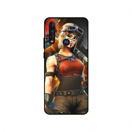 Husa personalizata tip carcasa HQPrint pentru Motorola Moto G8, model Fortnite 1, multicolor, S1D1M0073