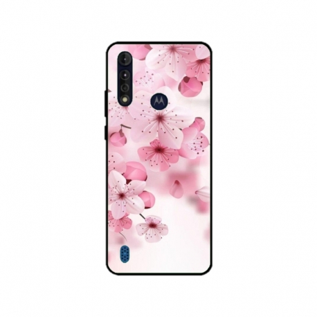 Husa personalizata tip carcasa HQPrint pentru Motorola Moto G8 Power Lite, model Flowers 17, multicolor, S1D1M0241