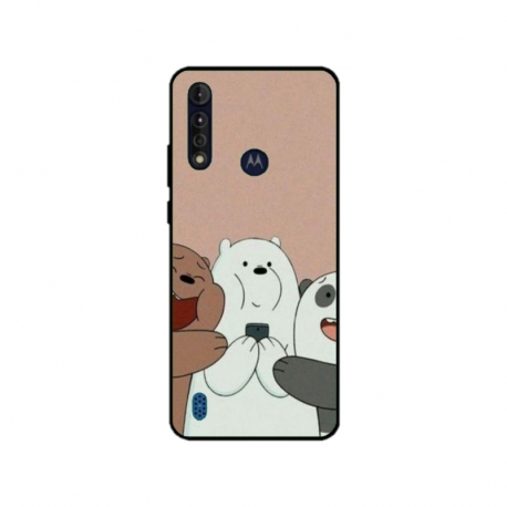 Husa personalizata tip carcasa HQPrint pentru Motorola Moto G8, model Bears 2, multicolor, S1D1M0089