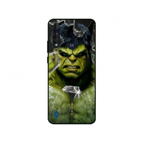 Husa personalizata tip carcasa HQPrint pentru Motorola Moto G8, model Hulk 2, multicolor, S1D1M0100
