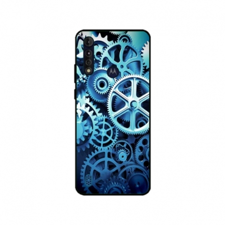 Husa personalizata tip carcasa HQPrint pentru Motorola Moto G8 Power Lite, model Clockwork, multicolor, S1D1M0250