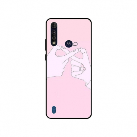 Husa personalizata tip carcasa HQPrint pentru Motorola Moto G8 Power Lite, model Infinity Togeter, multicolor, S1D1M0251