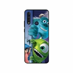 Husa personalizata tip carcasa HQPrint pentru Motorola Moto G8, model Monster INC, multicolor, S1D1M0127
