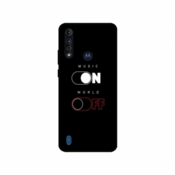 Husa personalizata tip carcasa HQPrint pentru Motorola Moto G8, model Phone On World Off, multicolor, S1D1M0131