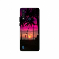Husa personalizata tip carcasa HQPrint pentru Motorola Moto G8, model Beach View 1, multicolor, S1D1M0136