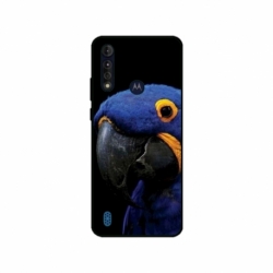 Husa personalizata tip carcasa HQPrint pentru Motorola Moto G8, model Blue Parrot, multicolor, S1D1M0145