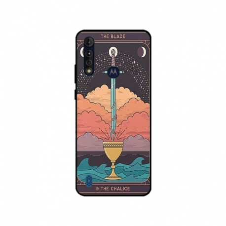 Husa personalizata tip carcasa HQPrint pentru Motorola Moto G8 Power Lite, model Tarrot, multicolor, S1D1M0267