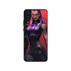 Husa personalizata tip carcasa HQPrint pentru Motorola Moto G8, model Valorant, multicolor, S1D1M0157