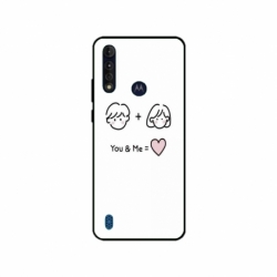 Husa personalizata tip carcasa HQPrint pentru Motorola Moto G8 Power Lite, model You and Me, multicolor, S1D1M0274