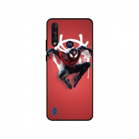 Husa personalizata tip carcasa HQPrint pentru Motorola Moto G8, model Spiderman 3, multicolor, S1D1M0169