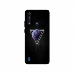 Husa personalizata tip carcasa HQPrint pentru Motorola Moto G8 Power Lite, model Triangle Planet, multicolor, S1D1M0278