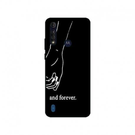 Husa personalizata tip carcasa HQPrint pentru Motorola Moto G8 Power Lite, model Always and Forever 2, multicolor, S1D1M0280